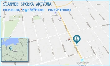PROKTOLOG PRZEŹMIEROWO - SCANMED SPÓŁKA AKCYJNA - RYNKOWA 63,  PRZEŹMIEROWO