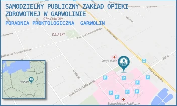 PORADNIA PROKTOLOGICZNA - SAMODZIELNY PUBLICZNY ZAKŁAD OPIEKI ZDROWOTNEJ W GARWOLINIE - LUBELSKA 50,  GARWOLIN