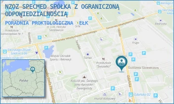 PORADNIA PROKTOLOGICZNA - NZOZ SPECMED SPÓŁKA Z OGRANICZONĄ ODPOWIEDZIALNOŚCIĄ - GDAŃSKA 17,  EŁK